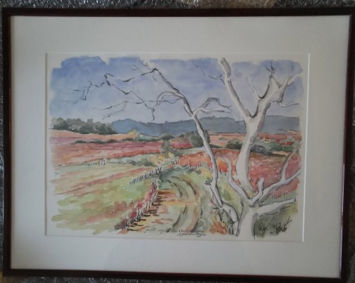 56 fred juste apres les vendanges 49x64cmeuros